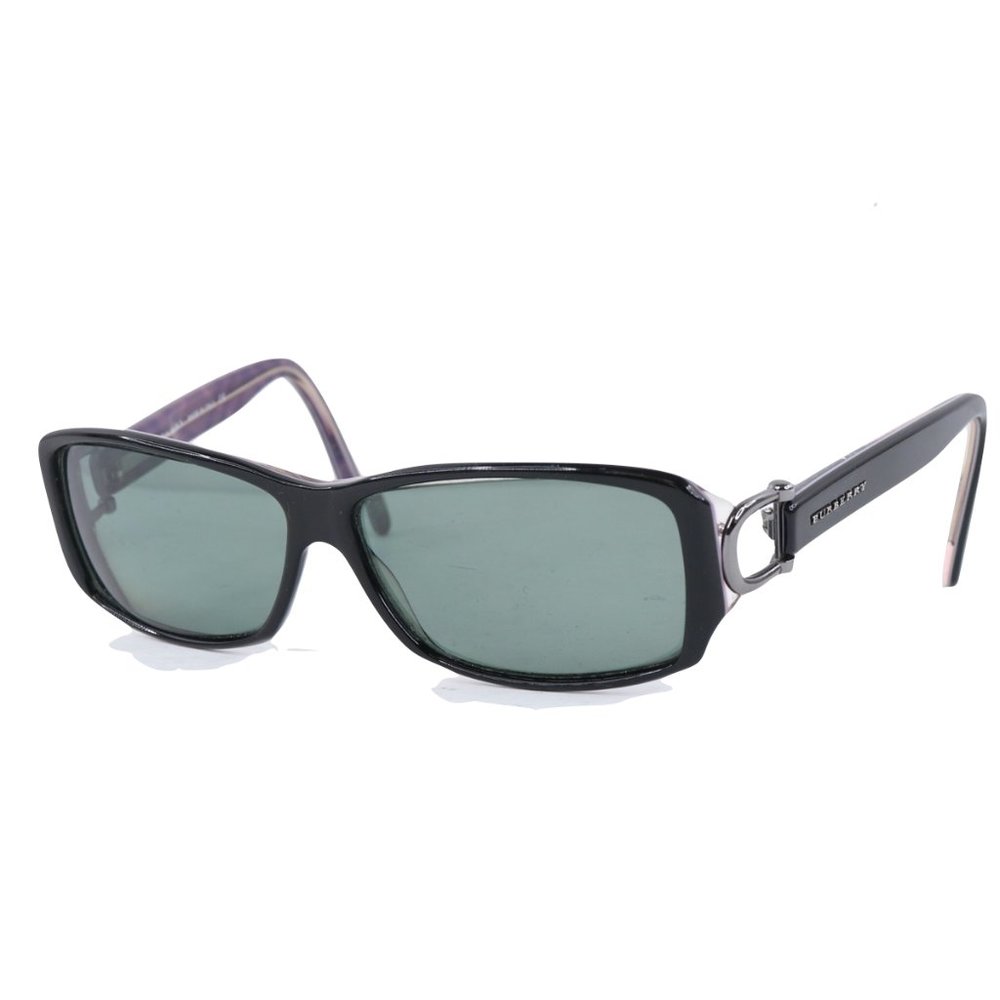 Burberry Rectangle Horseshoe Acetate Sunglasses Rx - image 1